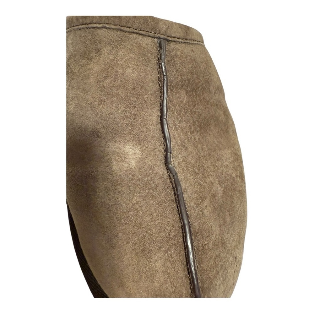 UGG Men's Scuff Slippers - Size 12 | Espresso Suede Colour | Sheepskin Lining - Picture 10 of 13
